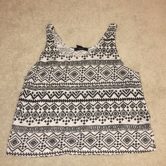 Forever 21 tank it is right above the hip area - Picture 2 of 3